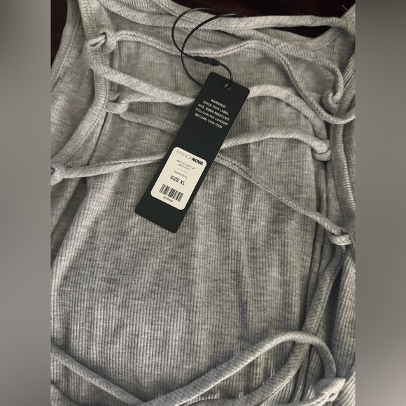 Fashion Nova Anitta Lace Up Bodysuit - Picture 4 of 4